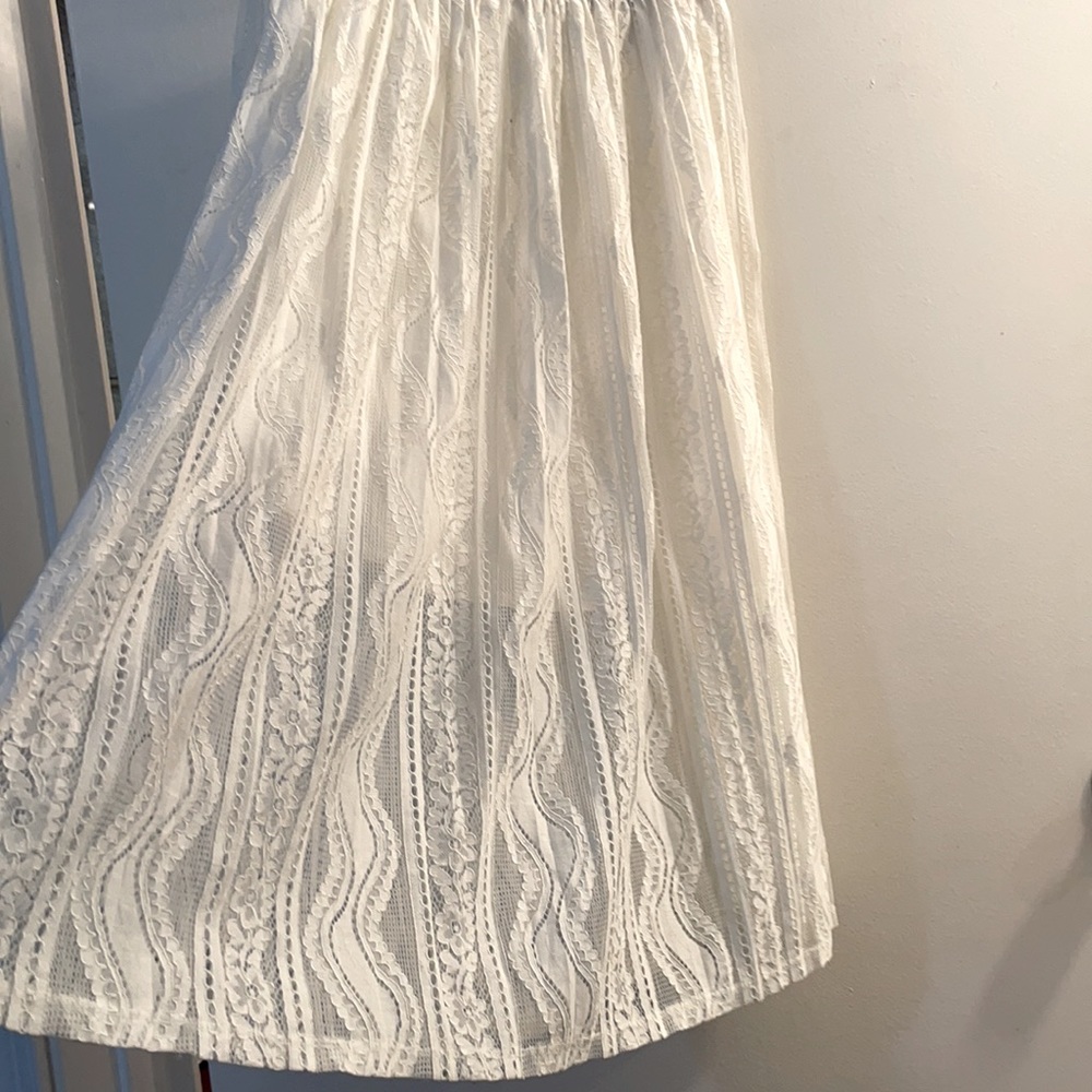 White Lace Skirt - image 5